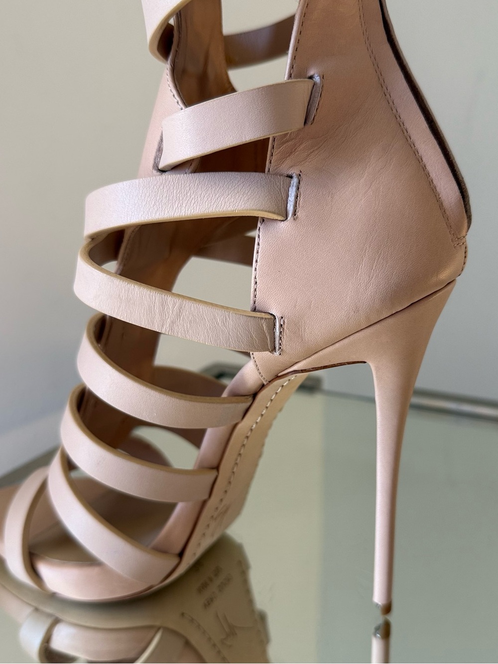 New Giuseppe Zanotti High-Heel Caged Knee Sandals, $2,295 38 - Picture 9 of 14